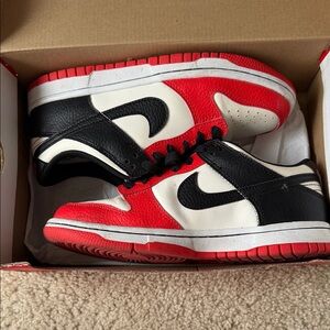 Red and Black Sneakers